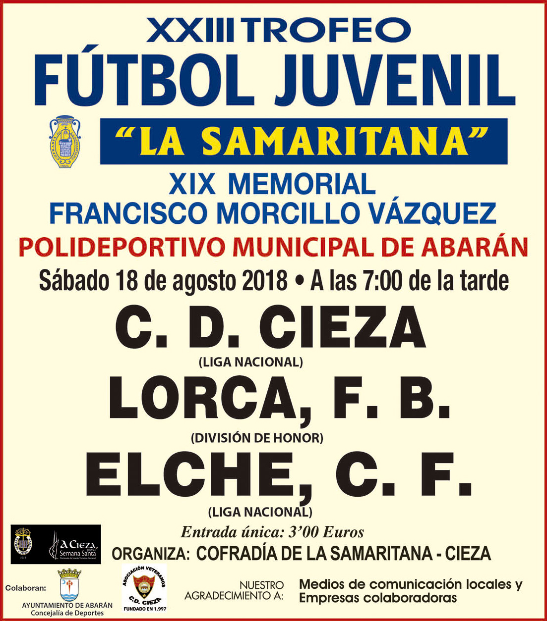 Cartel del torneo