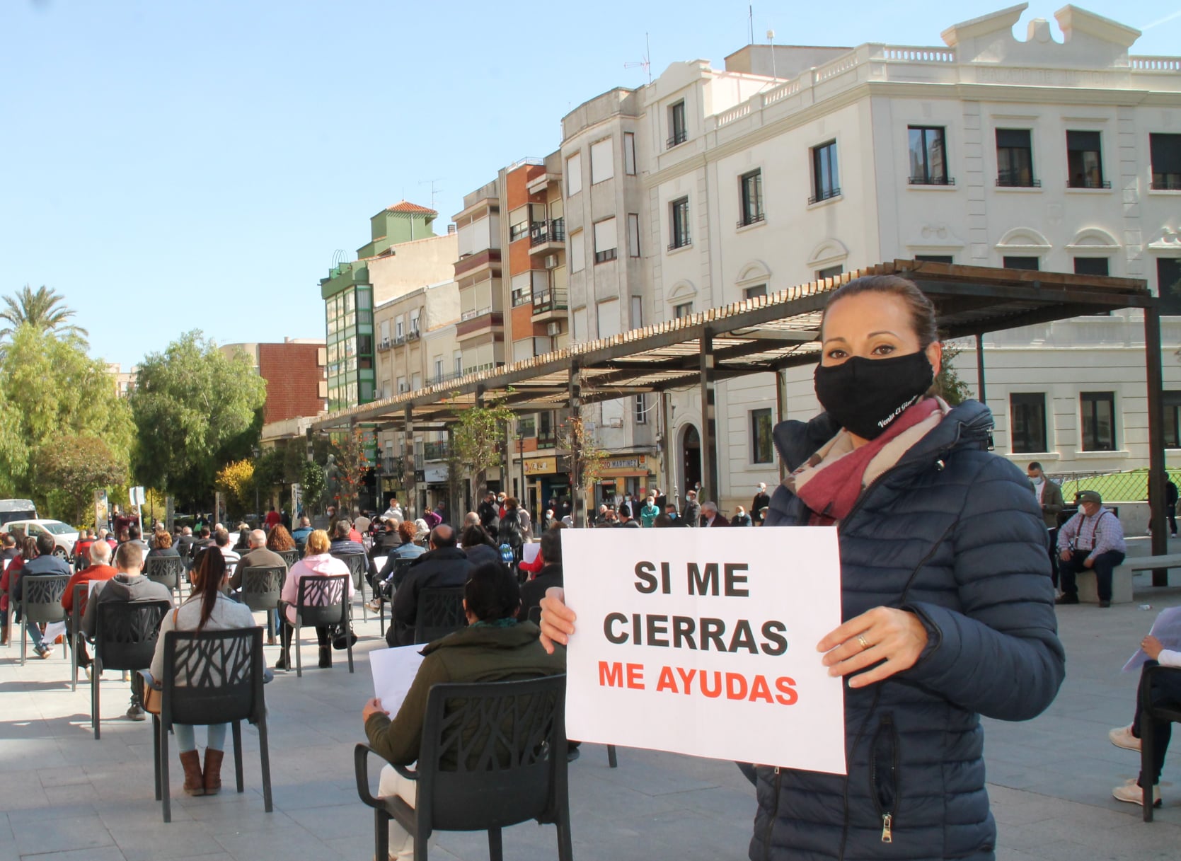 Protesta de los hosteleros