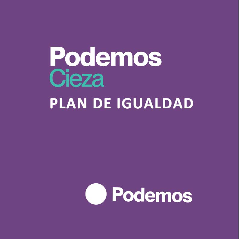 Imagen- Nota de Prensa, Podemos, Plan de Igualdad, 28.04.24.