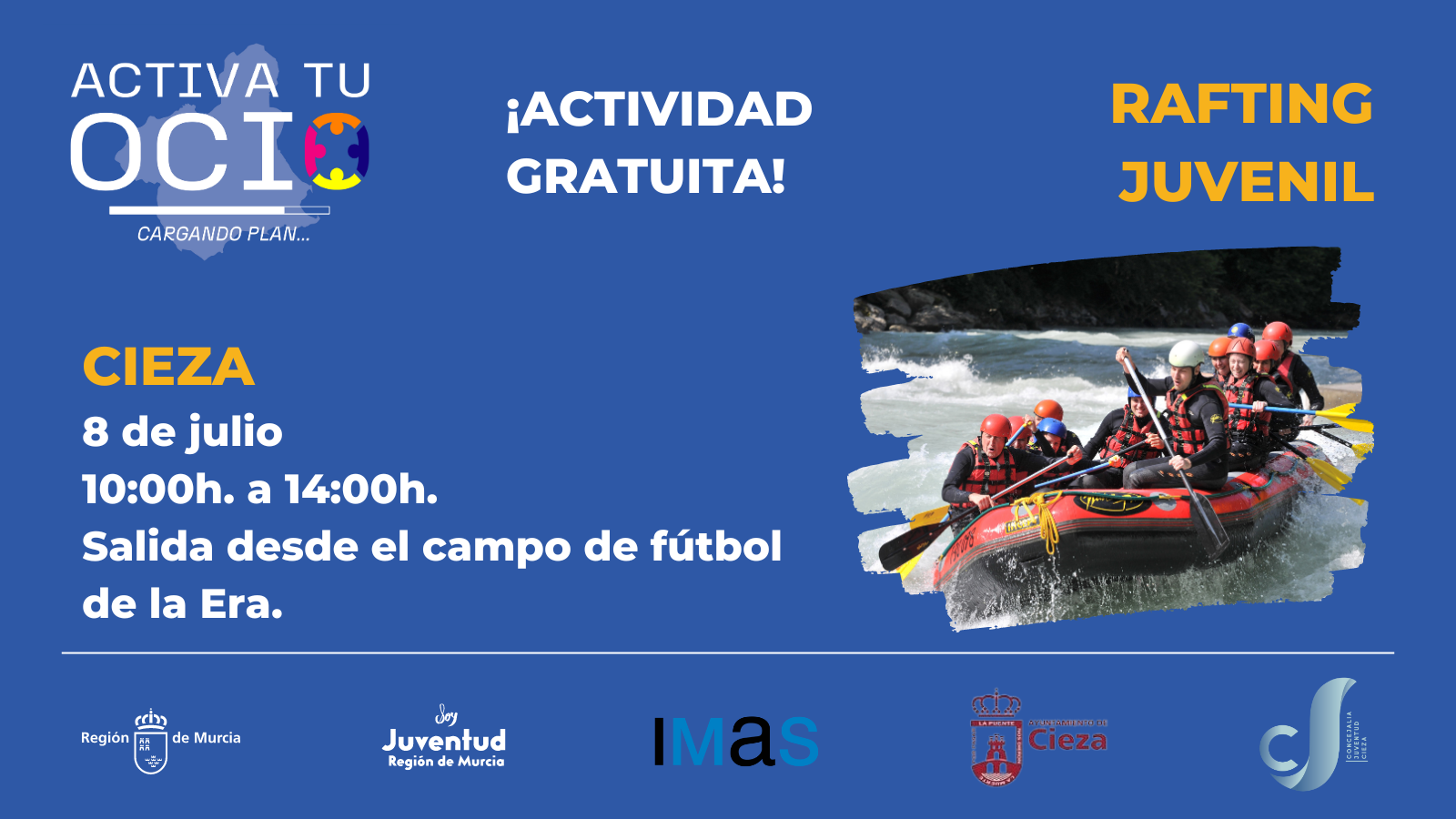 Activa tu Ocio - Rafting Juvenil