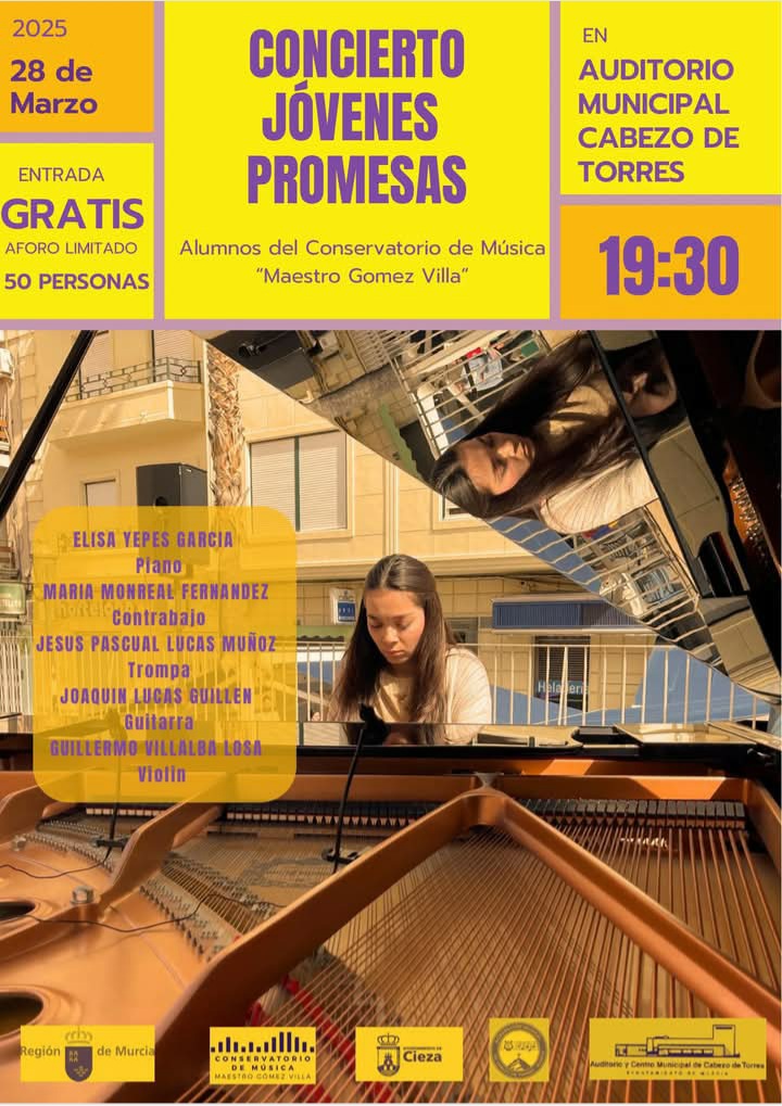 cartel del concierto