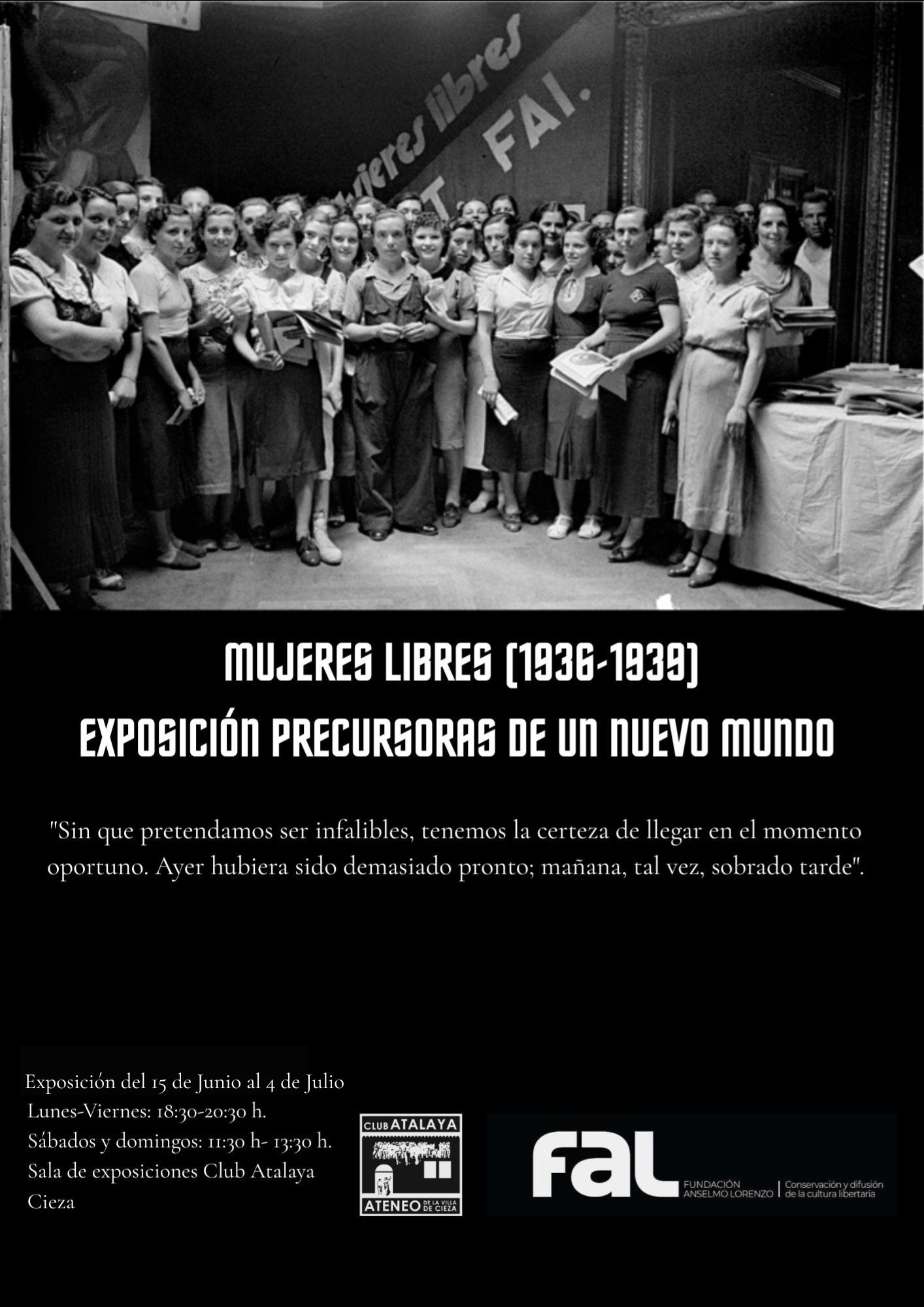 Exposicin Mujeres Libres (1936-1939) FAL