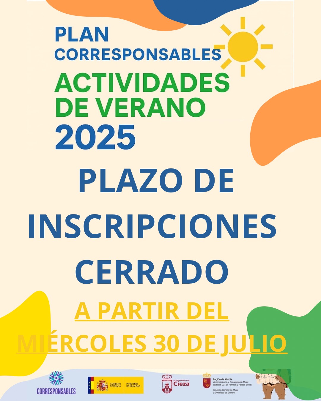 PLAZO DE SOLICITUDES CERRADO